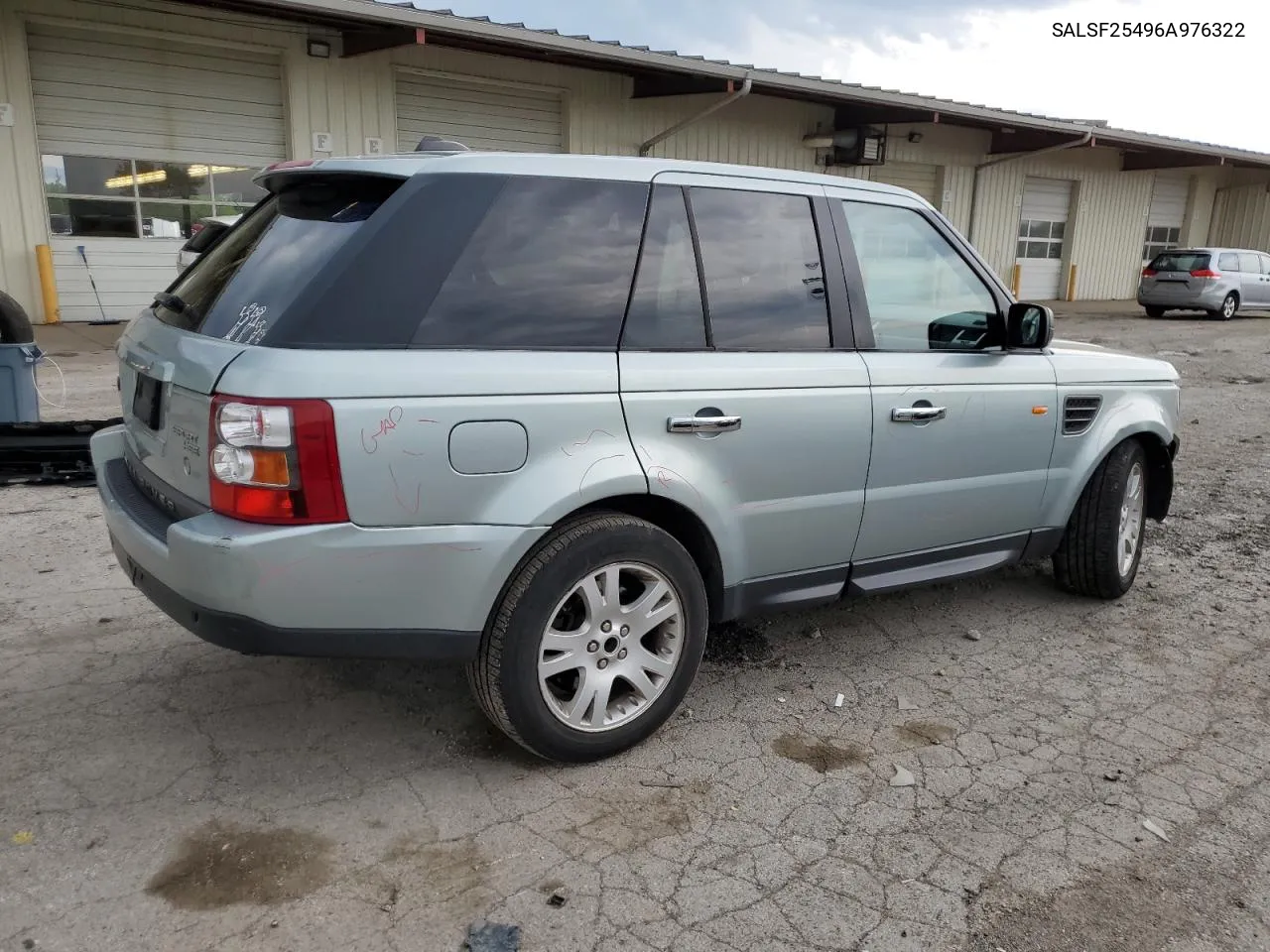 2006 Land Rover Range Rover Sport Hse VIN: SALSF25496A976322 Lot: 54536924