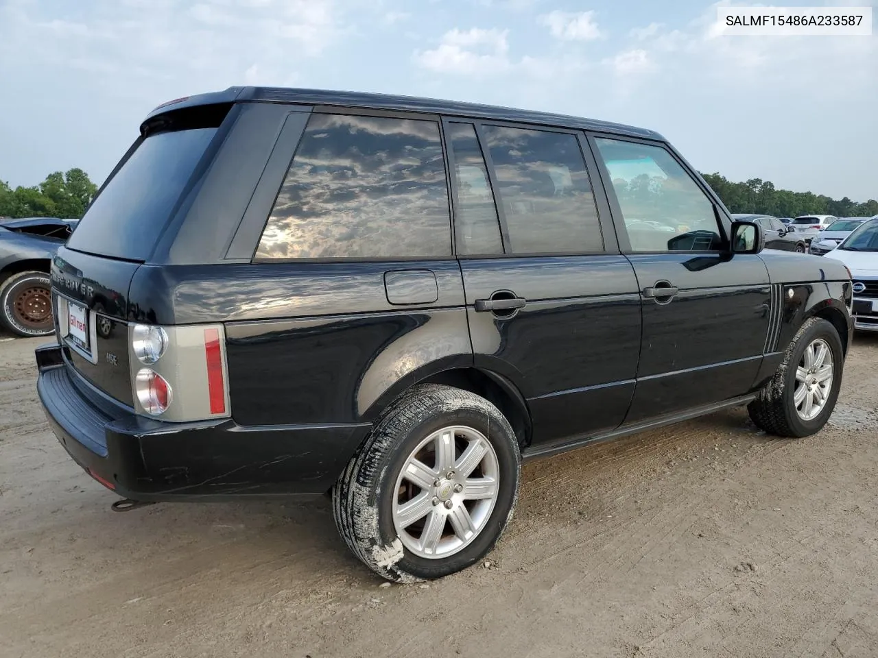 2006 Land Rover Range Rover Hse VIN: SALMF15486A233587 Lot: 54733094