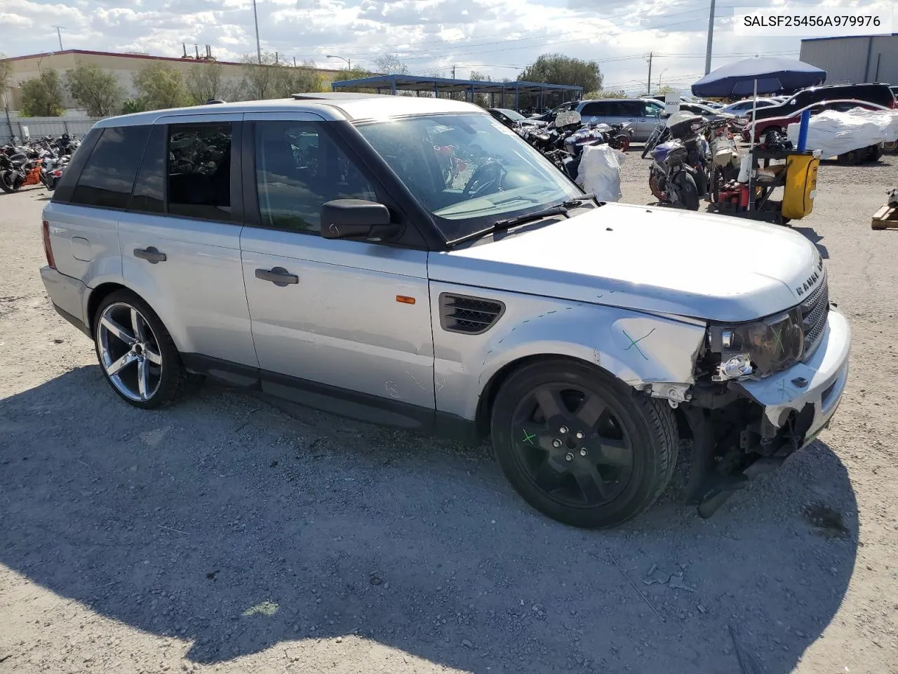 2006 Land Rover Range Rover Sport Hse VIN: SALSF25456A979976 Lot: 55013354