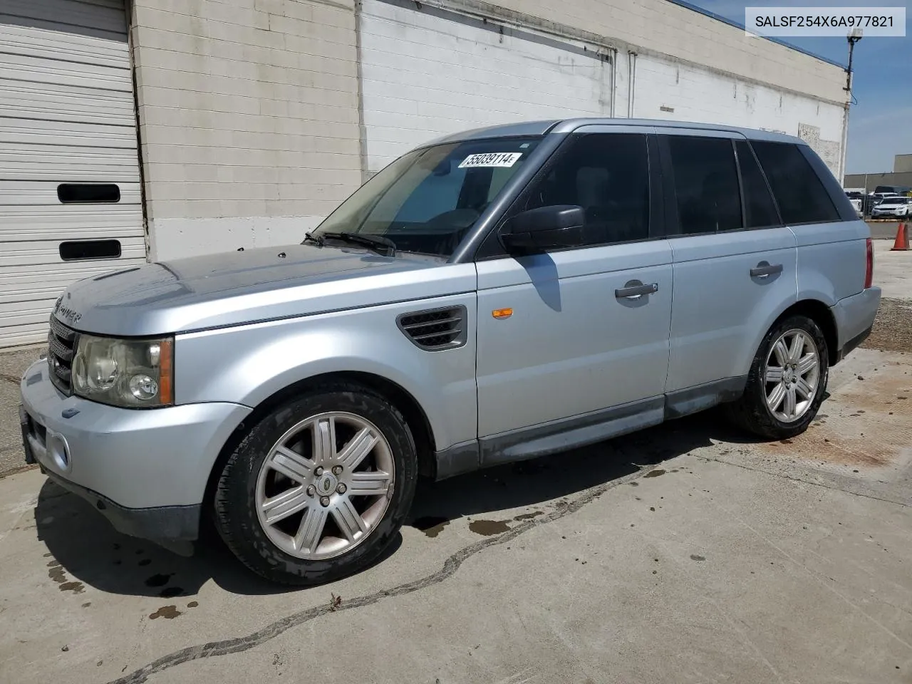 2006 Land Rover Range Rover Sport Hse VIN: SALSF254X6A977821 Lot: 55039114