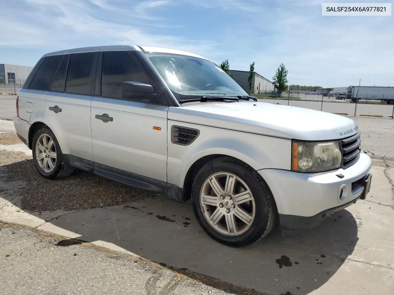 2006 Land Rover Range Rover Sport Hse VIN: SALSF254X6A977821 Lot: 55039114