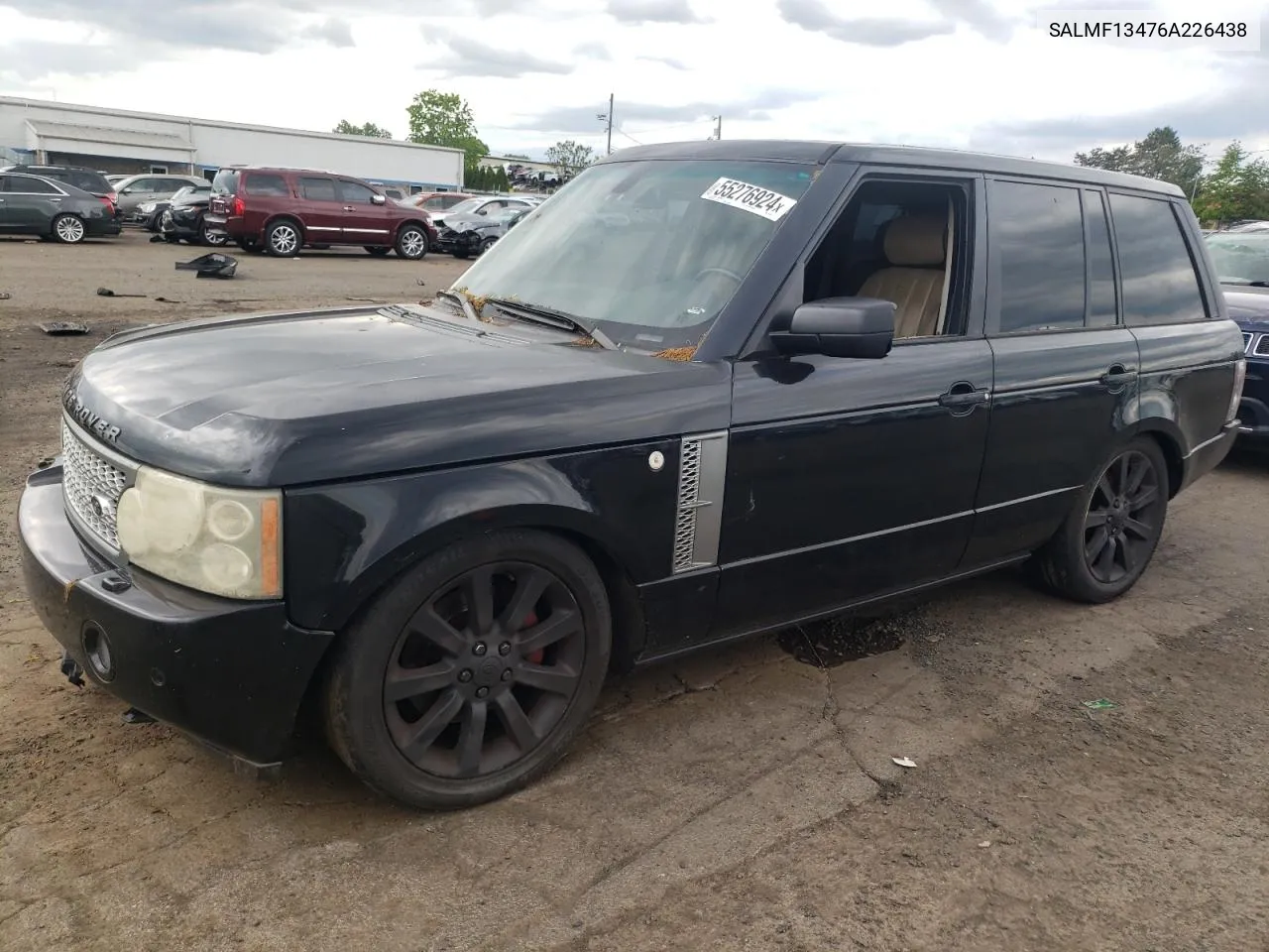 2006 Land Rover Range Rover Supercharged VIN: SALMF13476A226438 Lot: 55276924