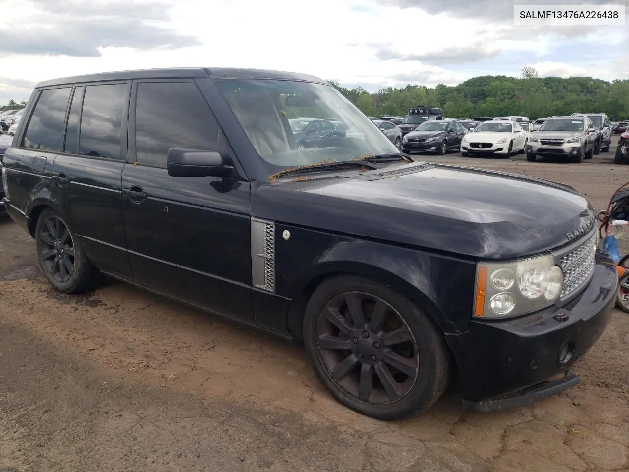 SALMF13476A226438 2006 Land Rover Range Rover Supercharged