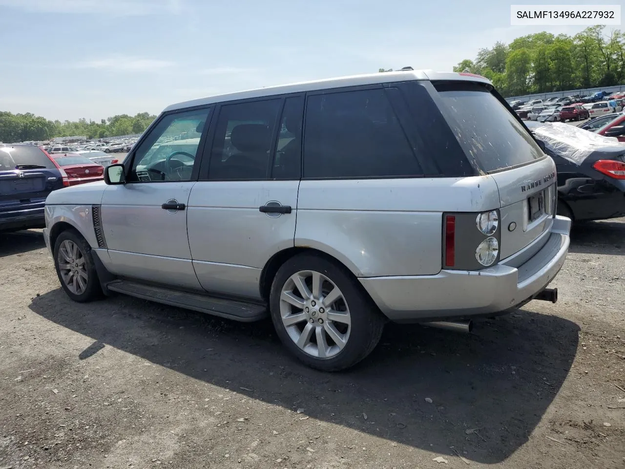 2006 Land Rover Range Rover Supercharged VIN: SALMF13496A227932 Lot: 55510924