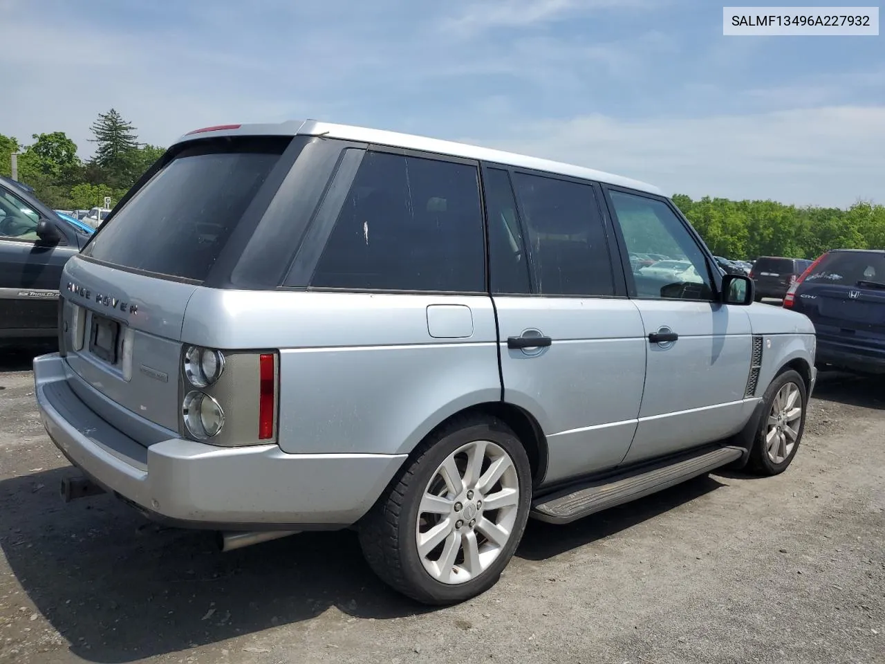 2006 Land Rover Range Rover Supercharged VIN: SALMF13496A227932 Lot: 55510924