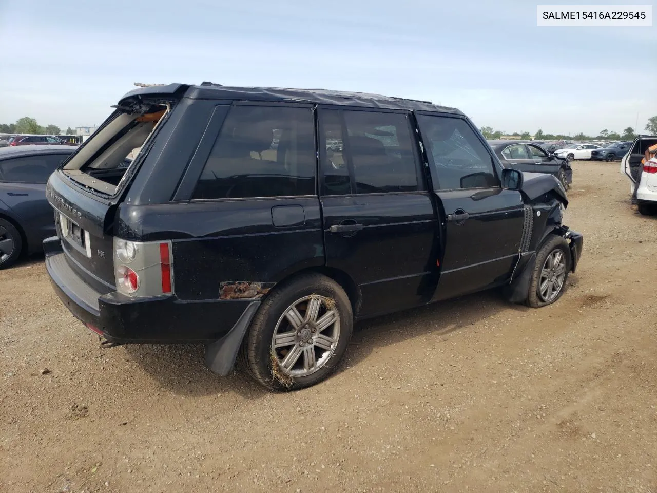 2006 Land Rover Range Rover Hse VIN: SALME15416A229545 Lot: 56158454