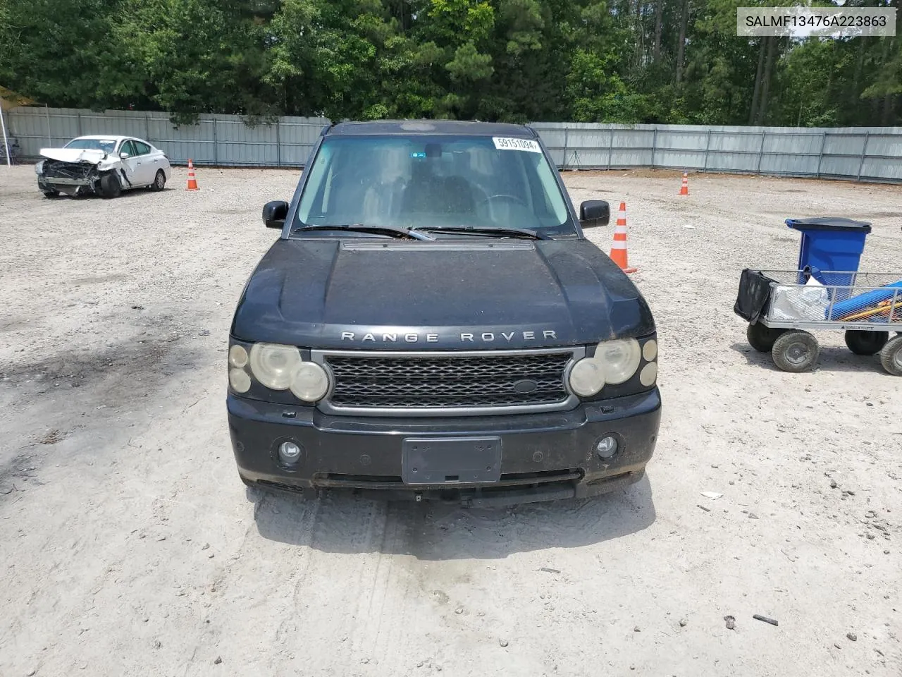 SALMF13476A223863 2006 Land Rover Range Rover Supercharged