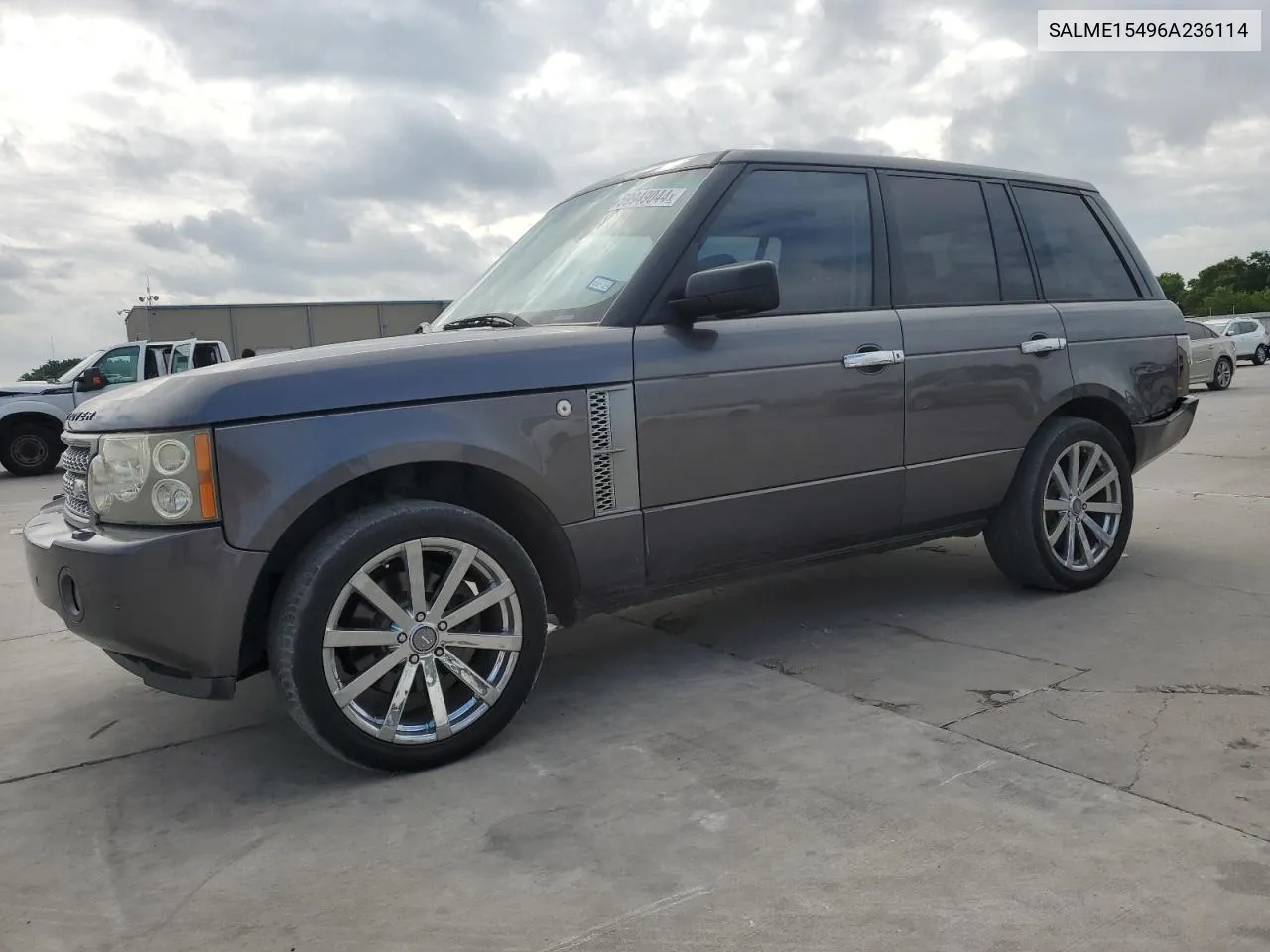 2006 Land Rover Range Rover Hse VIN: SALME15496A236114 Lot: 59949044