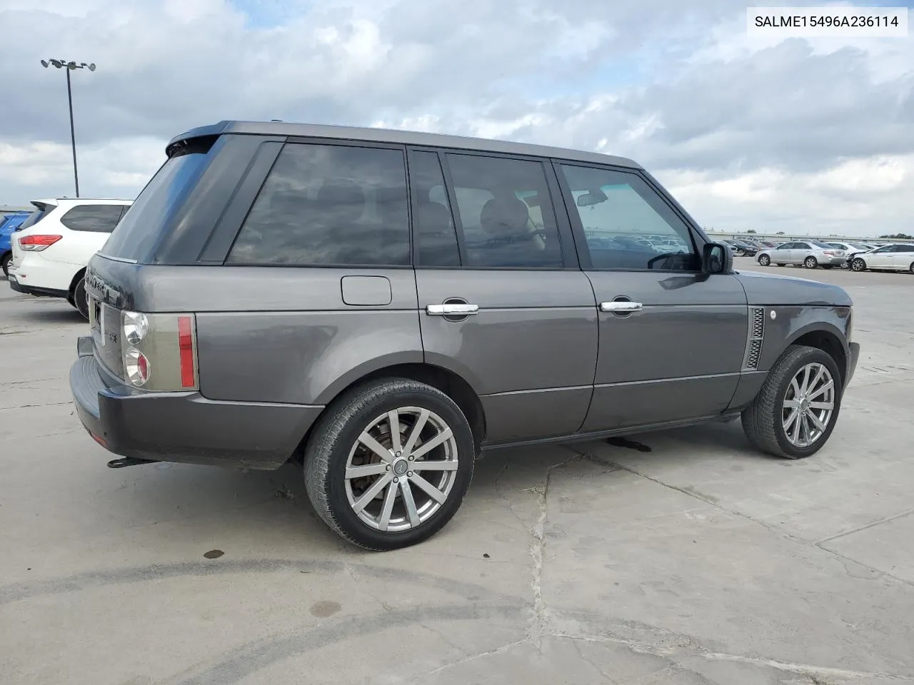 2006 Land Rover Range Rover Hse VIN: SALME15496A236114 Lot: 59949044