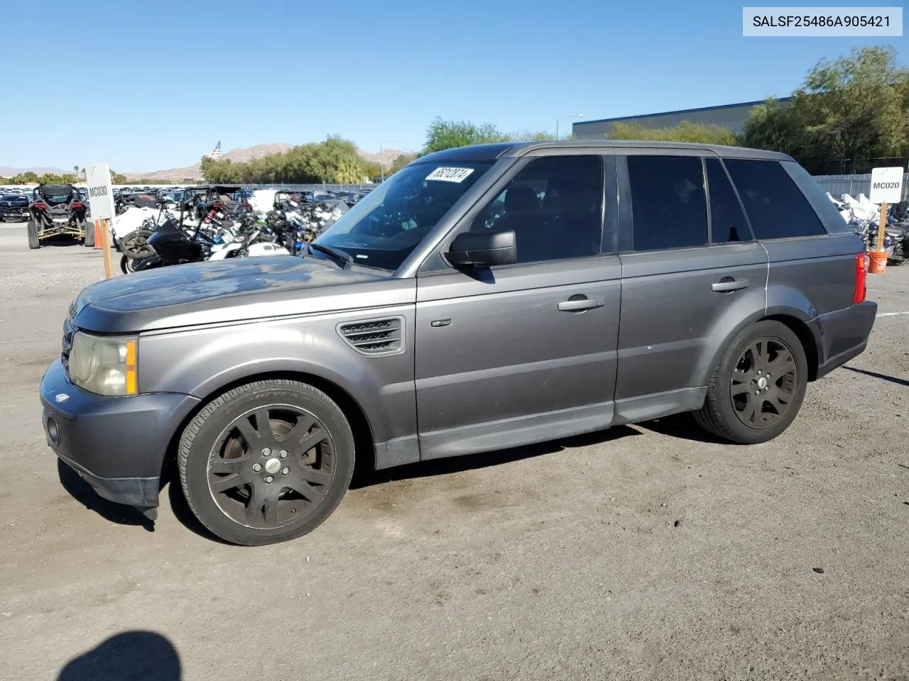 SALSF25486A905421 2006 Land Rover Range Rover Sport Hse