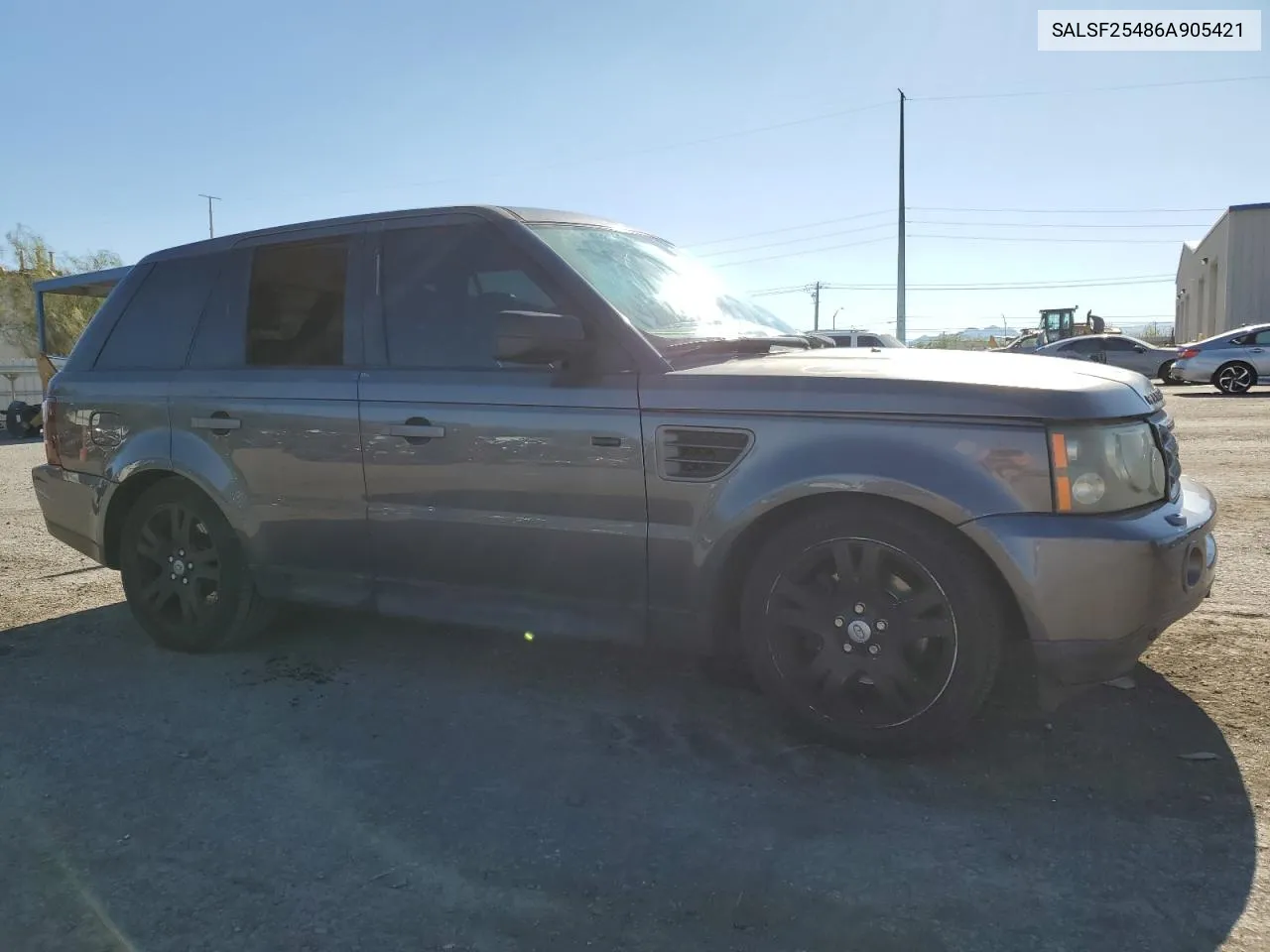 2006 Land Rover Range Rover Sport Hse VIN: SALSF25486A905421 Lot: 65212874