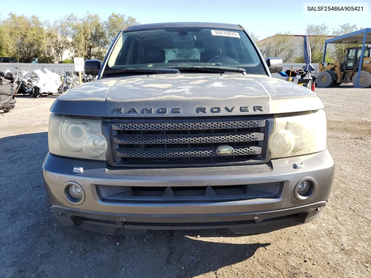 2006 Land Rover Range Rover Sport Hse VIN: SALSF25486A905421 Lot: 65212874