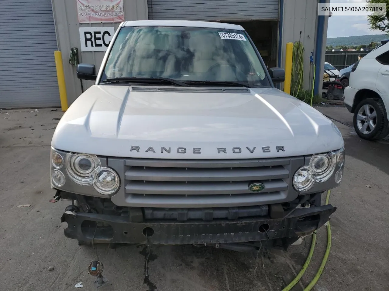 2006 Land Rover Range Rover Hse VIN: SALME15406A207889 Lot: 67335124