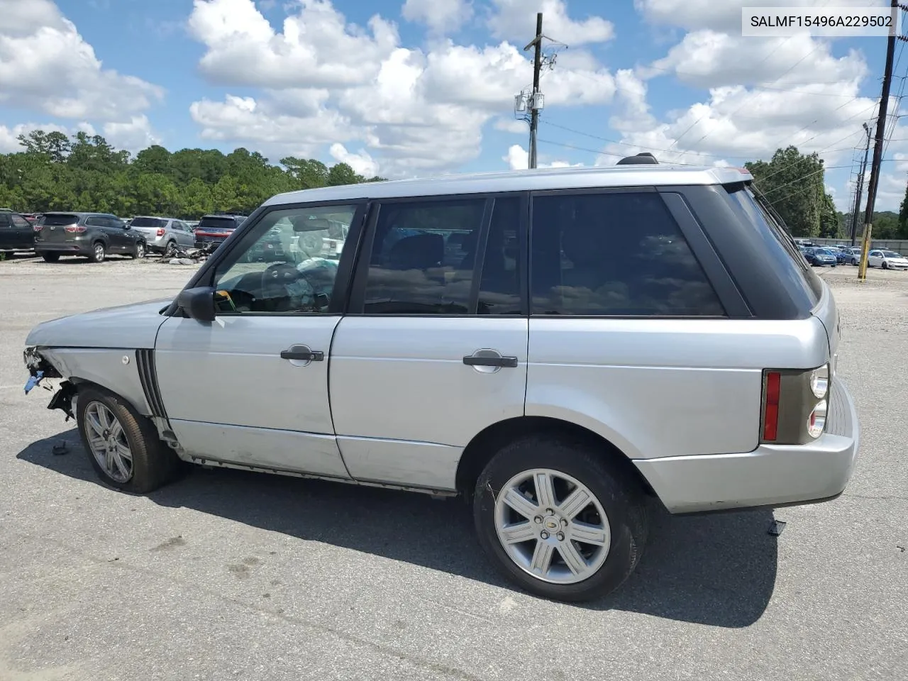 2006 Land Rover Range Rover Hse VIN: SALMF15496A229502 Lot: 69070564