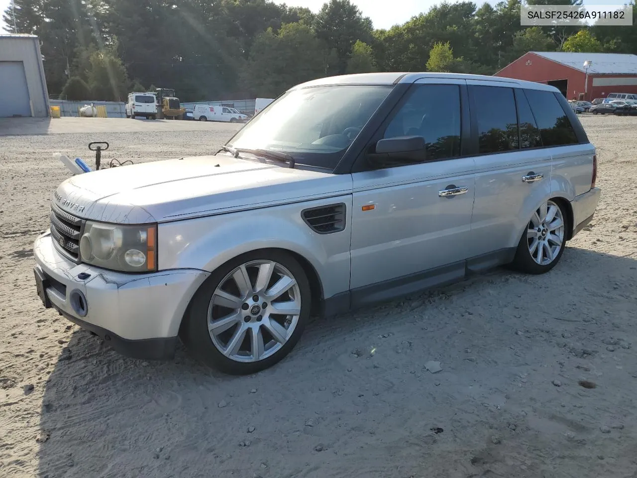 SALSF25426A911182 2006 Land Rover Range Rover Sport Hse