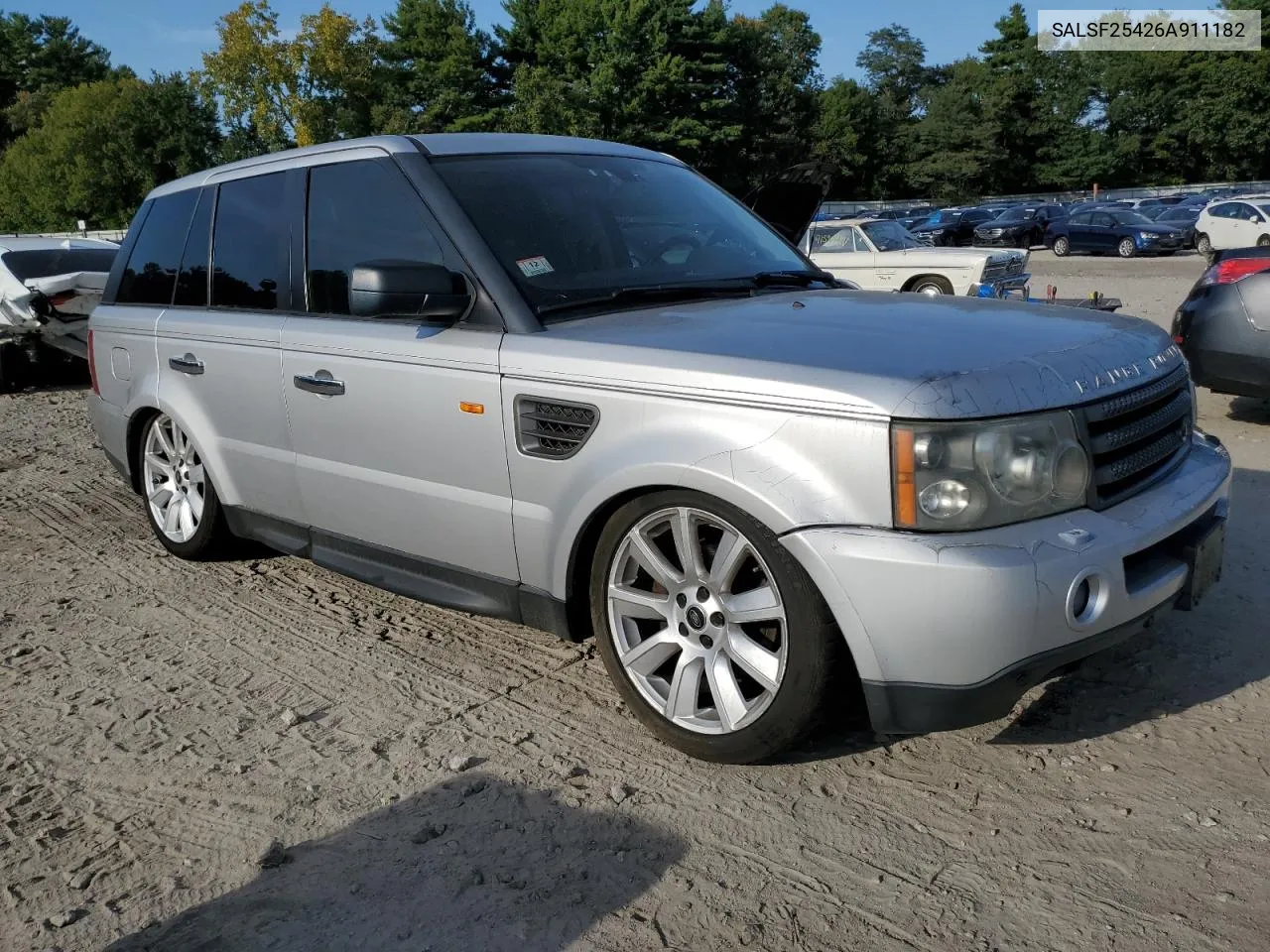 2006 Land Rover Range Rover Sport Hse VIN: SALSF25426A911182 Lot: 70635944