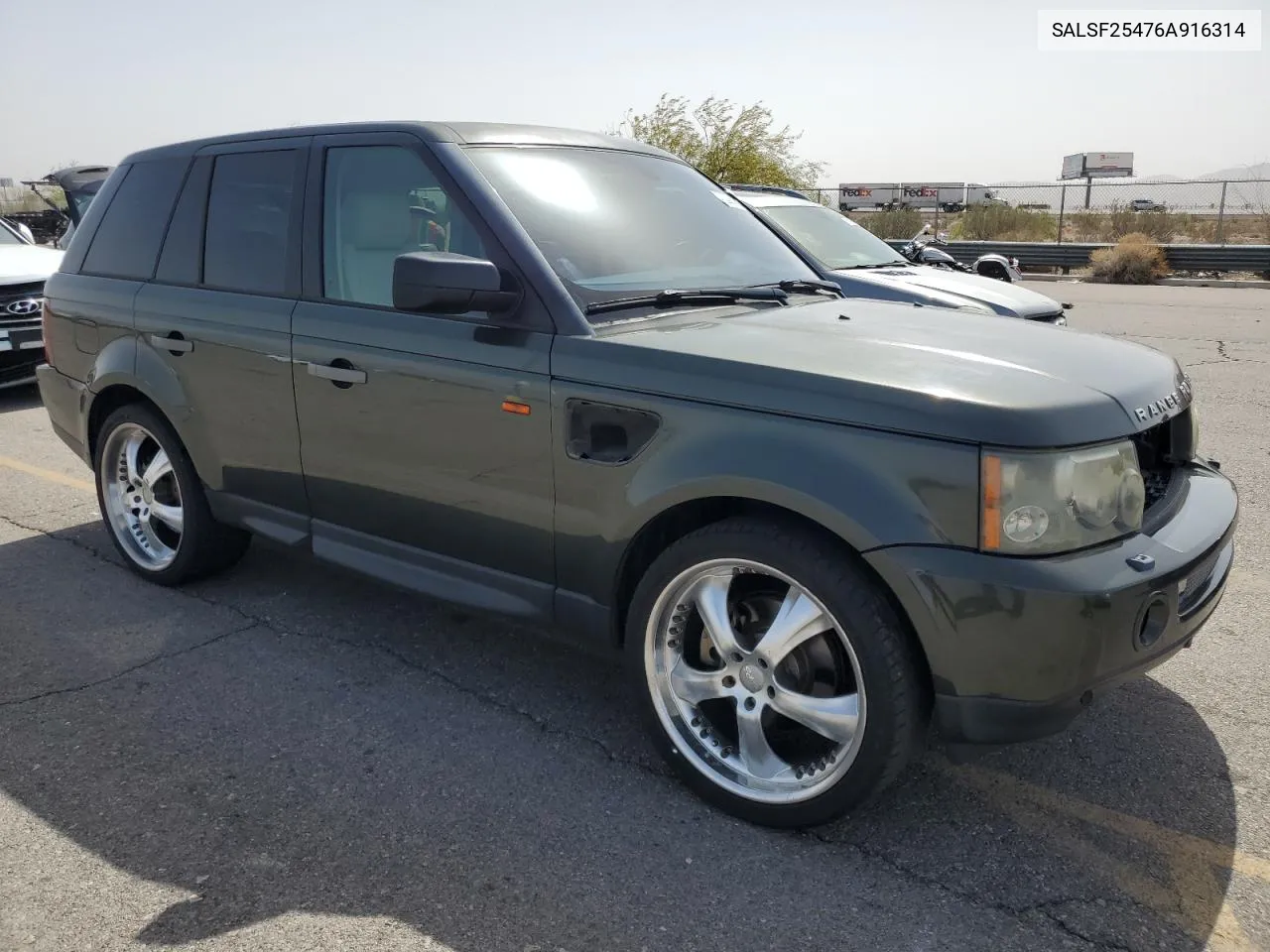 SALSF25476A916314 2006 Land Rover Range Rover Sport Hse