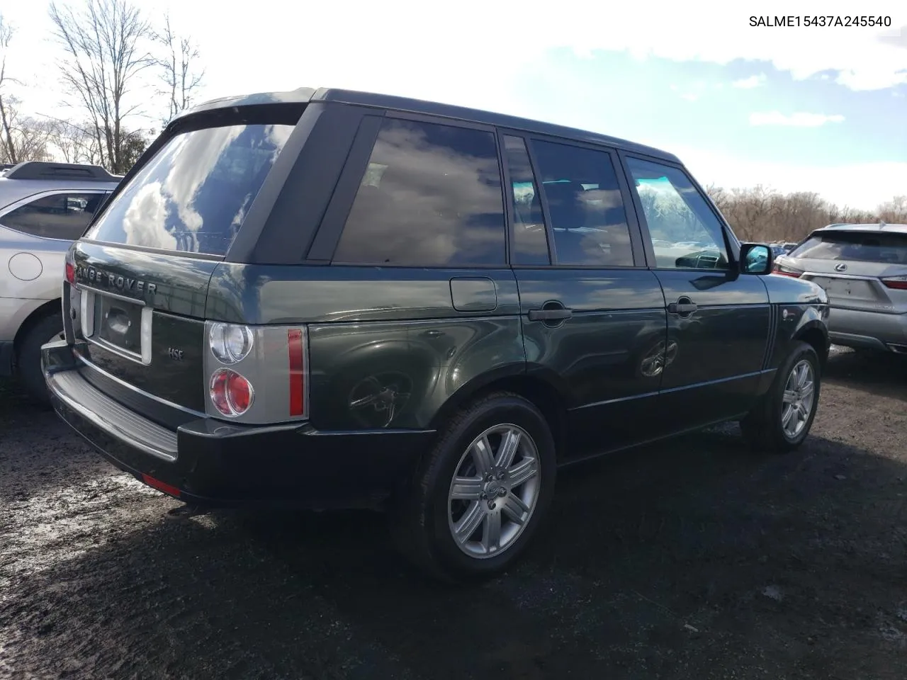 2007 Land Rover Range Rover Hse VIN: SALME15437A245540 Lot: 44835574