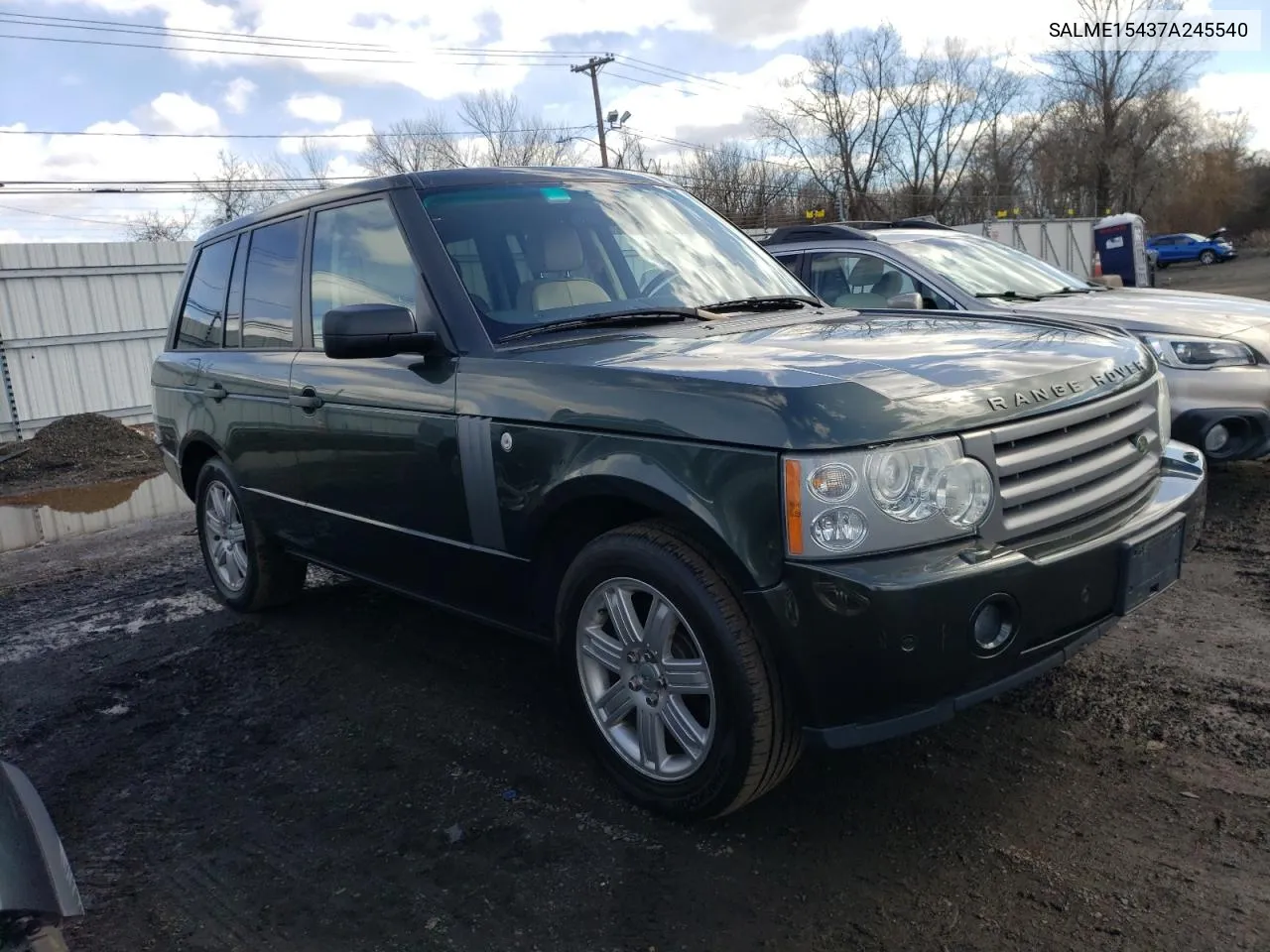 2007 Land Rover Range Rover Hse VIN: SALME15437A245540 Lot: 44835574