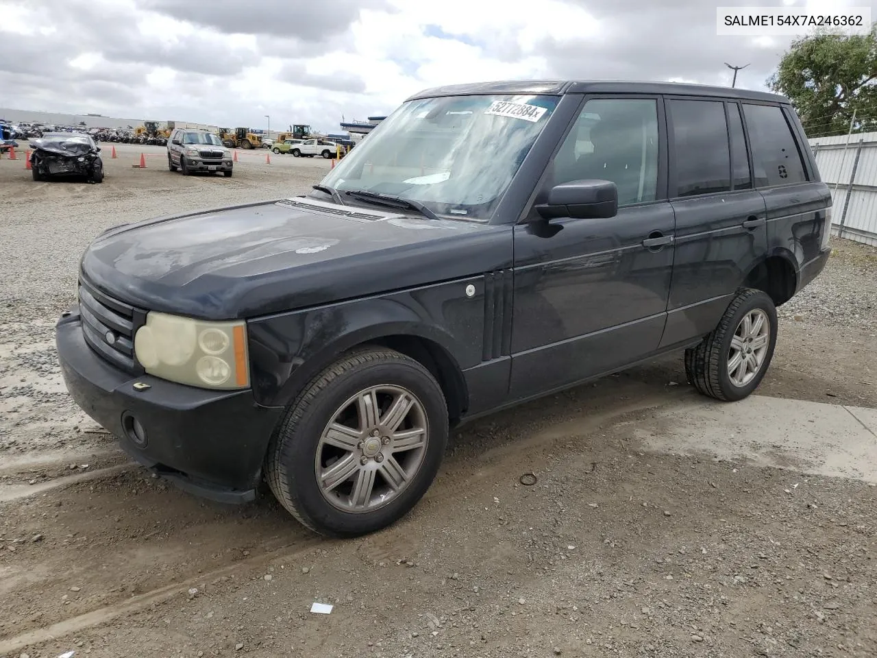 2007 Land Rover Range Rover Hse VIN: SALME154X7A246362 Lot: 52772884