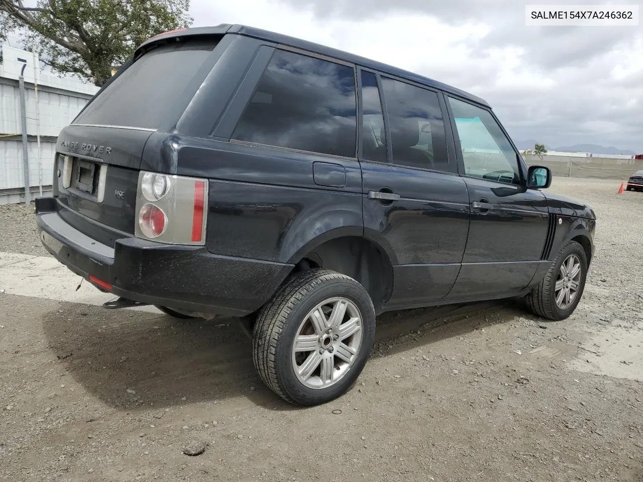 2007 Land Rover Range Rover Hse VIN: SALME154X7A246362 Lot: 52772884