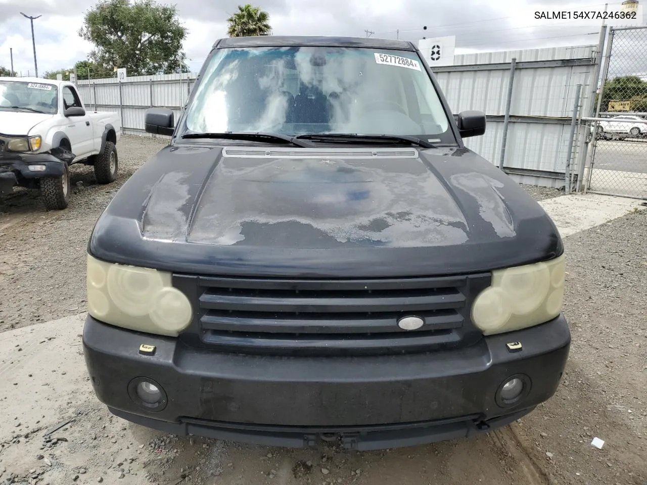 2007 Land Rover Range Rover Hse VIN: SALME154X7A246362 Lot: 52772884