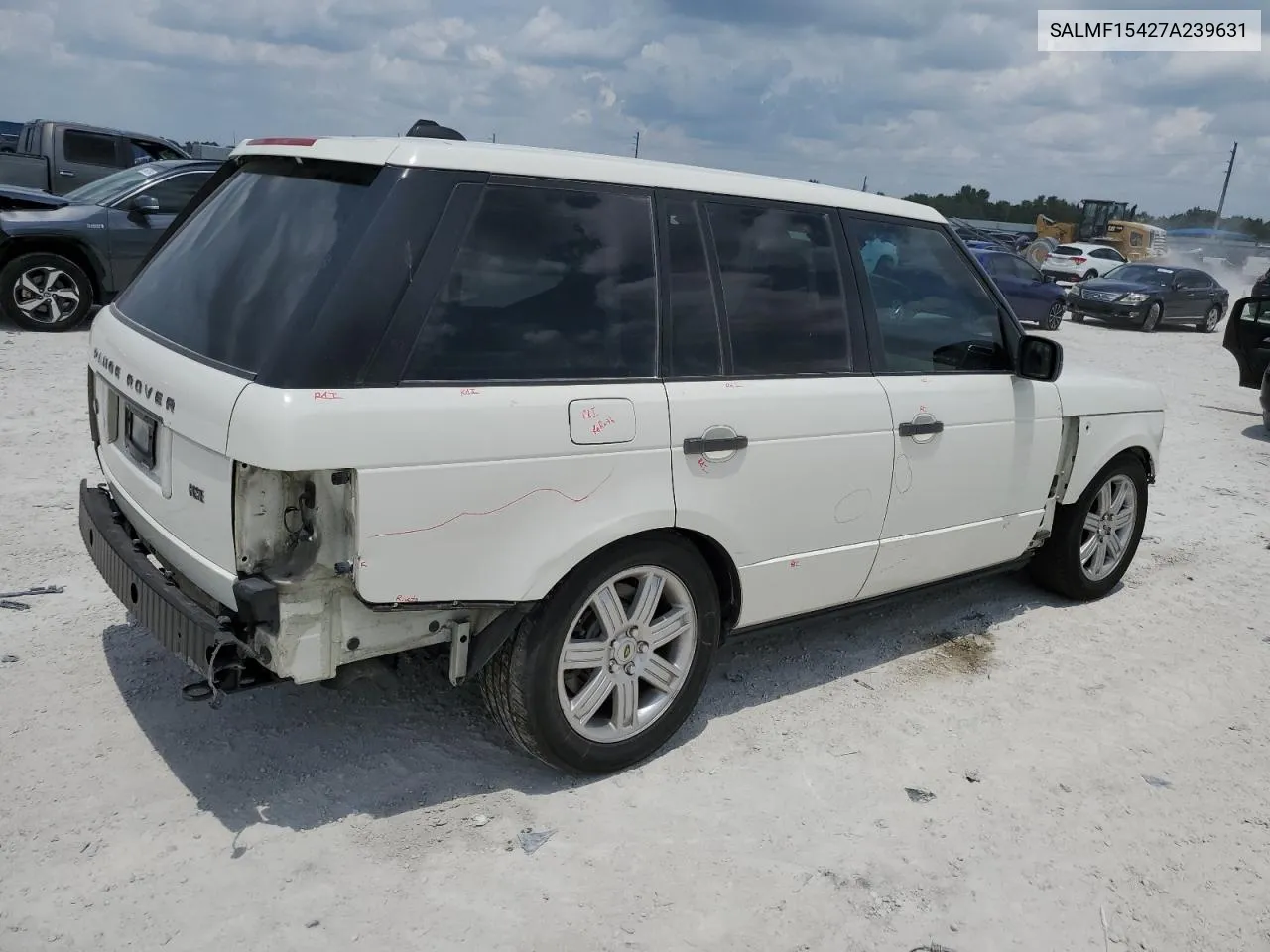 2007 Land Rover Range Rover Hse VIN: SALMF15427A239631 Lot: 53498524