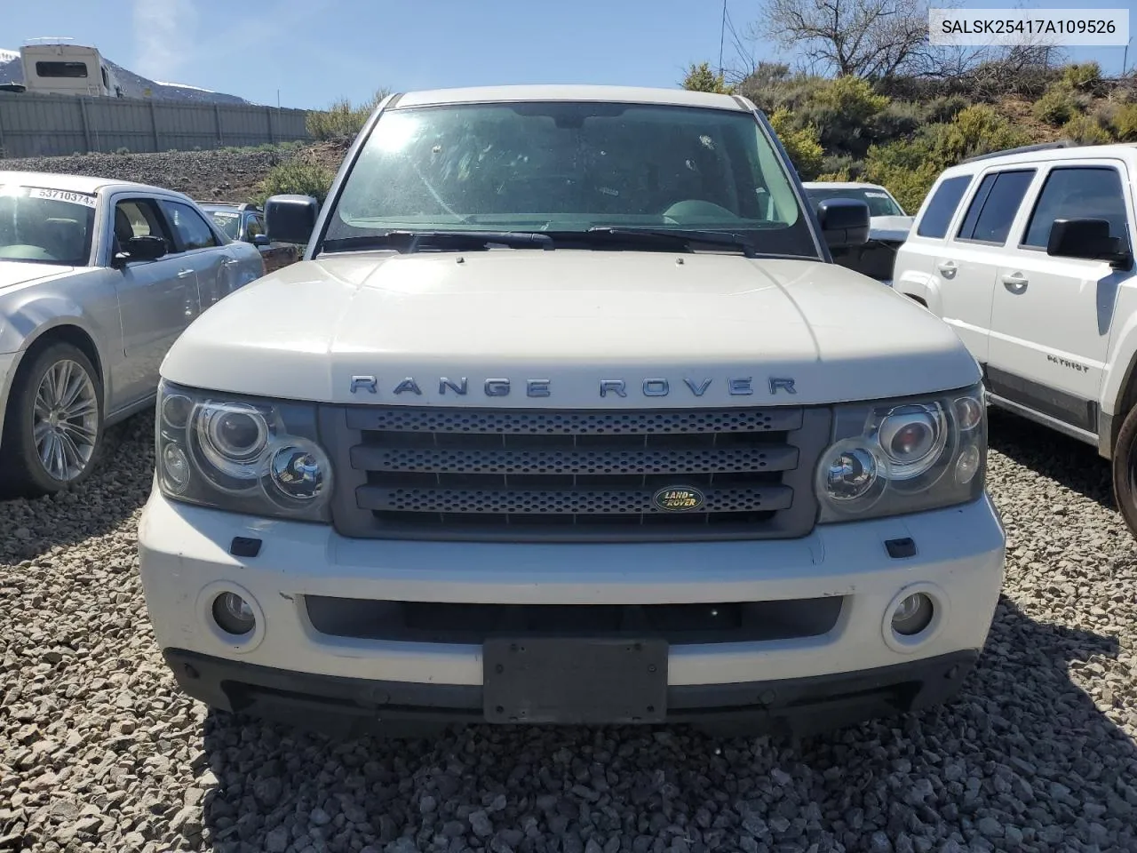 2007 Land Rover Range Rover Sport Hse VIN: SALSK25417A109526 Lot: 53955484