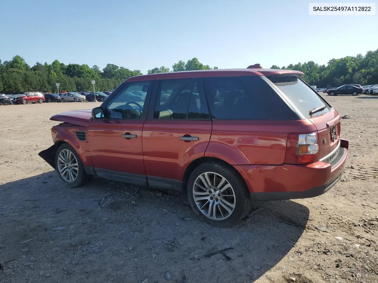 2007 Land Rover Range Rover Sport Hse VIN: SALSK25497A112822 Lot: 56455204