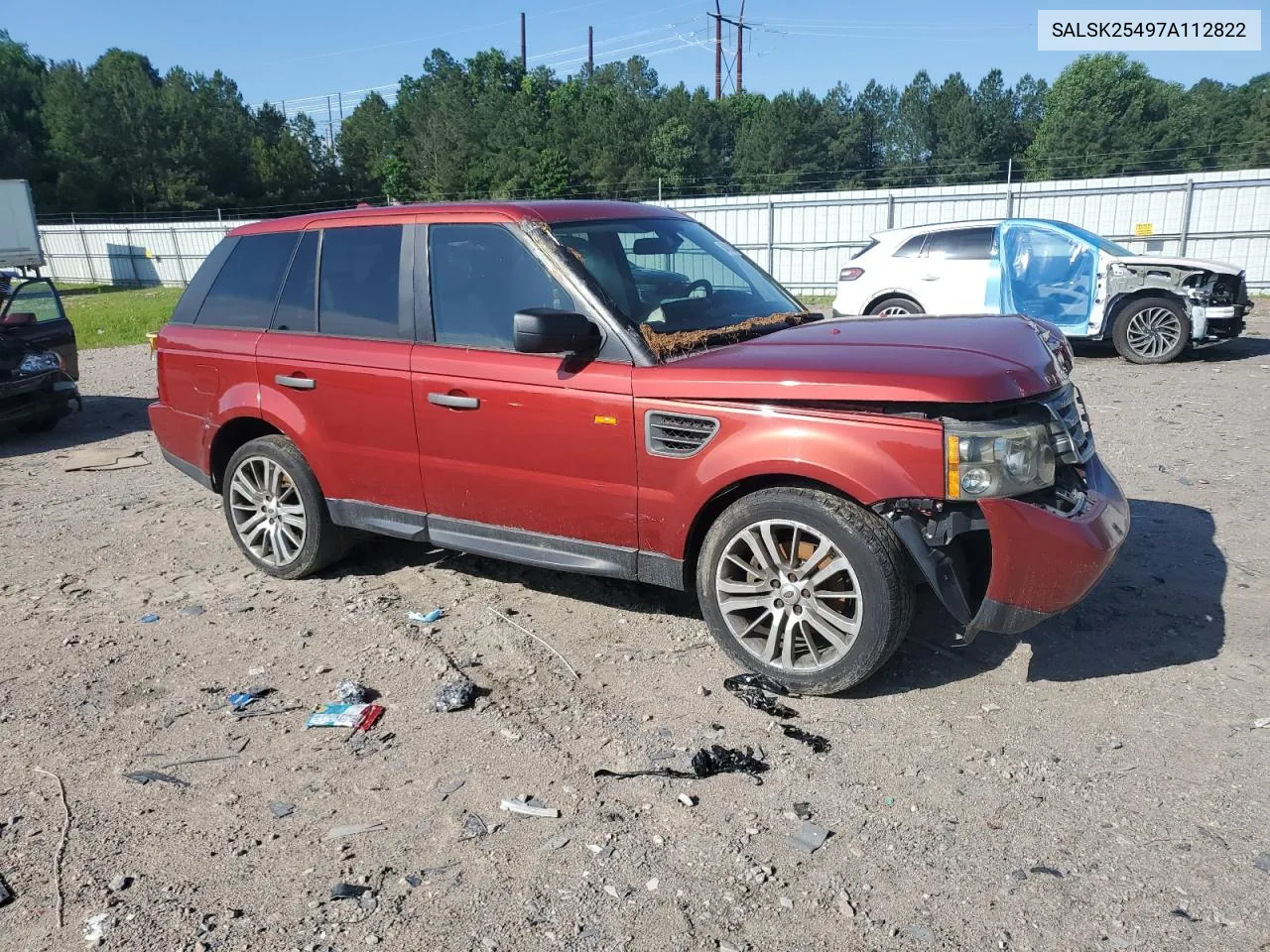 2007 Land Rover Range Rover Sport Hse VIN: SALSK25497A112822 Lot: 56455204