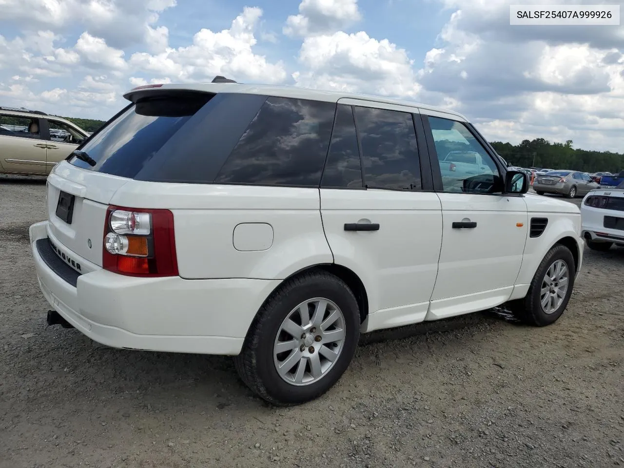 2007 Land Rover Range Rover Sport Hse VIN: SALSF25407A999926 Lot: 57142734