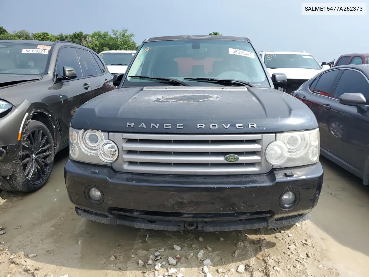 2007 Land Rover Range Rover Hse VIN: SALME15477A262373 Lot: 58316344