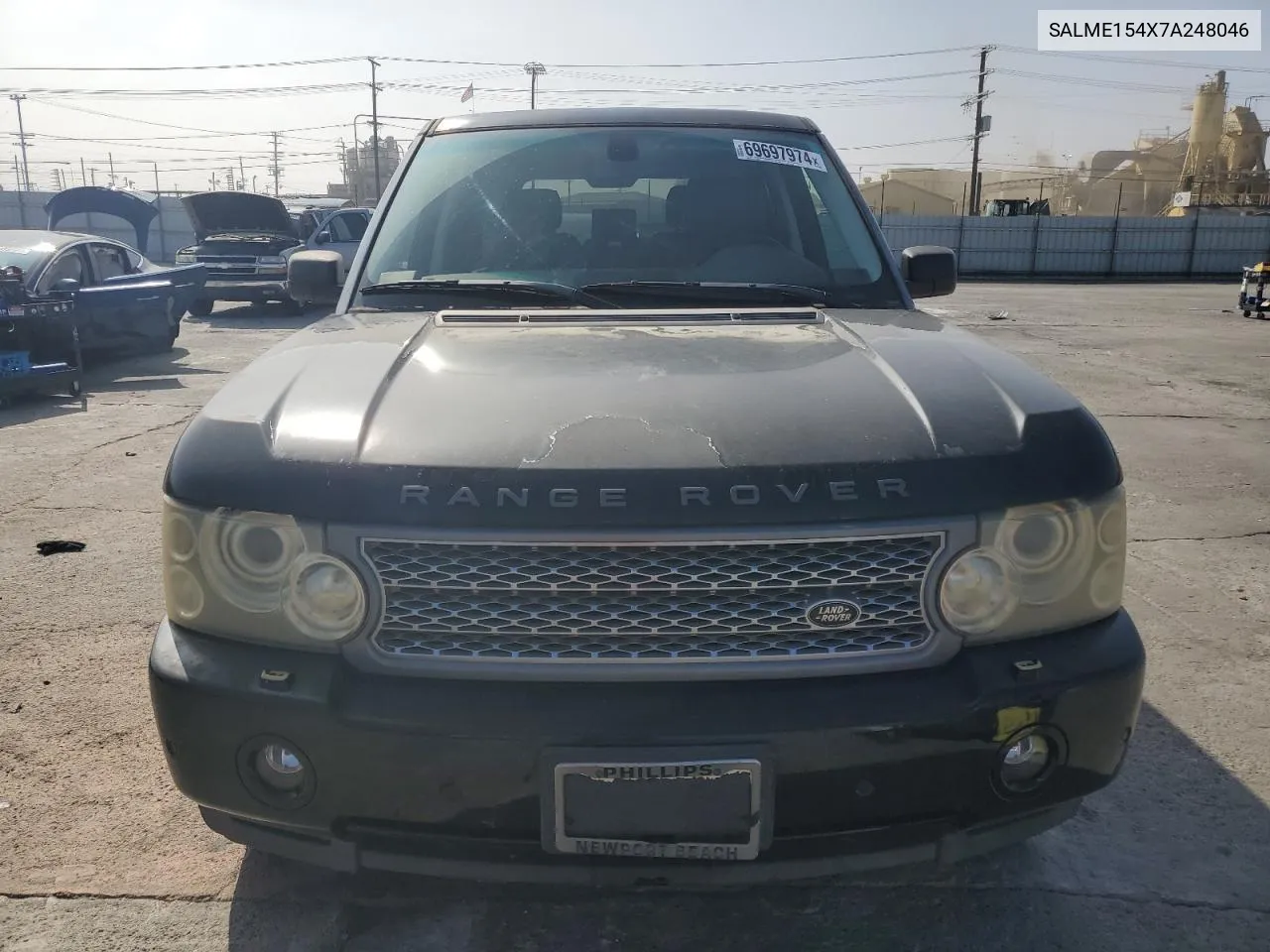 2007 Land Rover Range Rover Hse VIN: SALME154X7A248046 Lot: 69693454