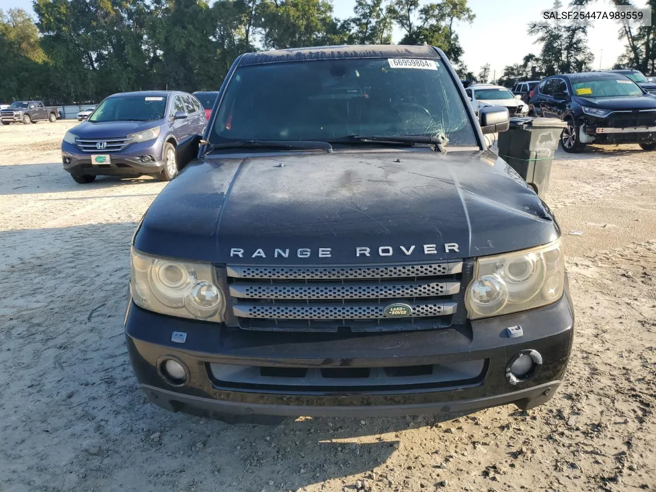 2007 Land Rover Range Rove VIN: SALSF25447A989559 Lot: 70304644