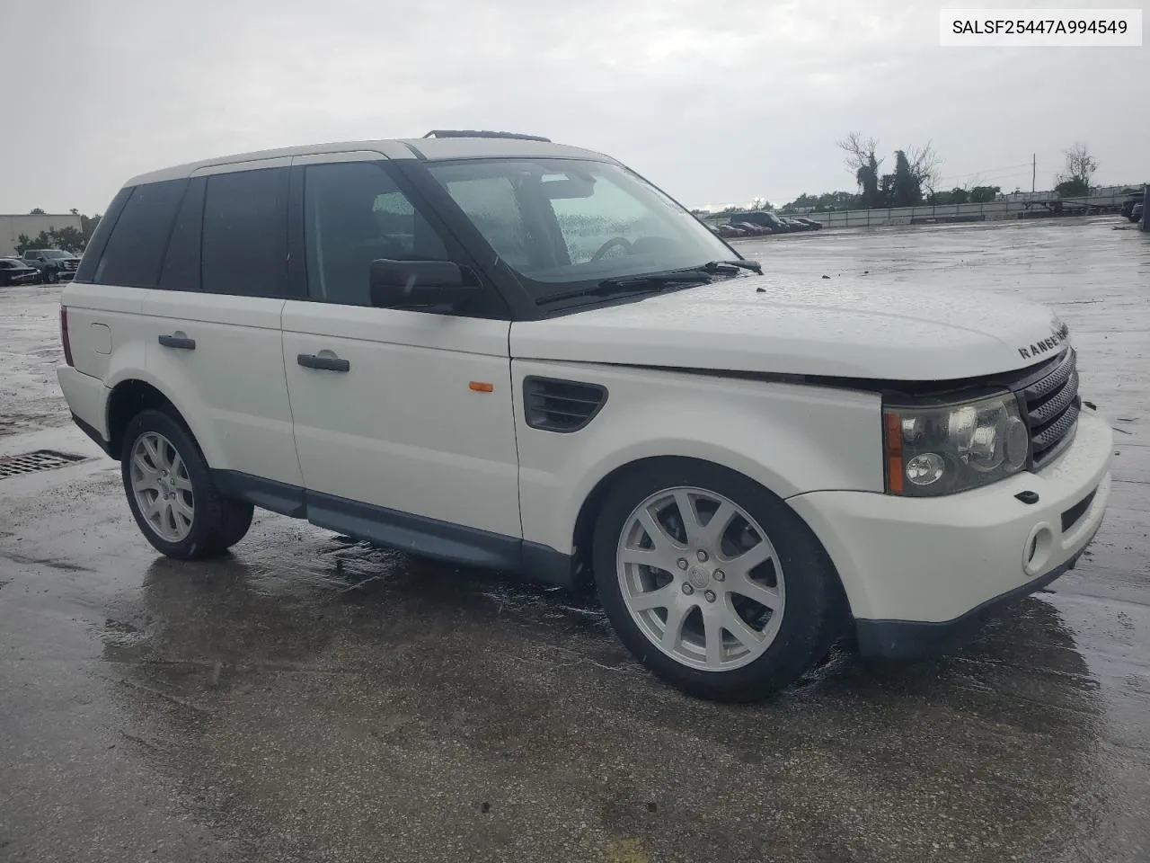 2007 Land Rover Range Rover Sport Hse VIN: SALSF25447A994549 Lot: 71069464