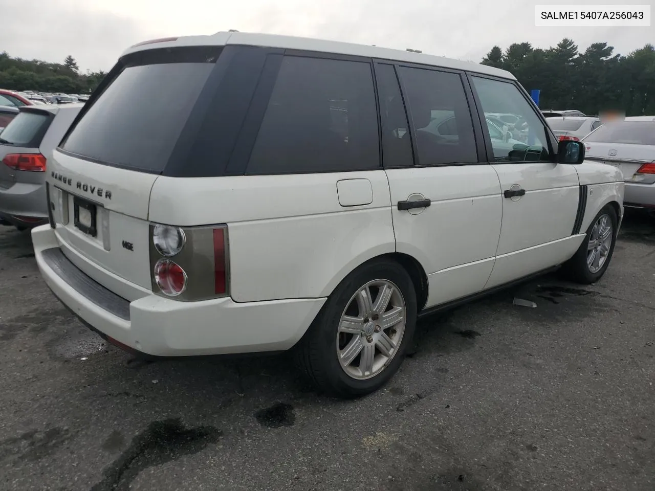 2007 Land Rover Range Rover Hse VIN: SALME15407A256043 Lot: 71344954