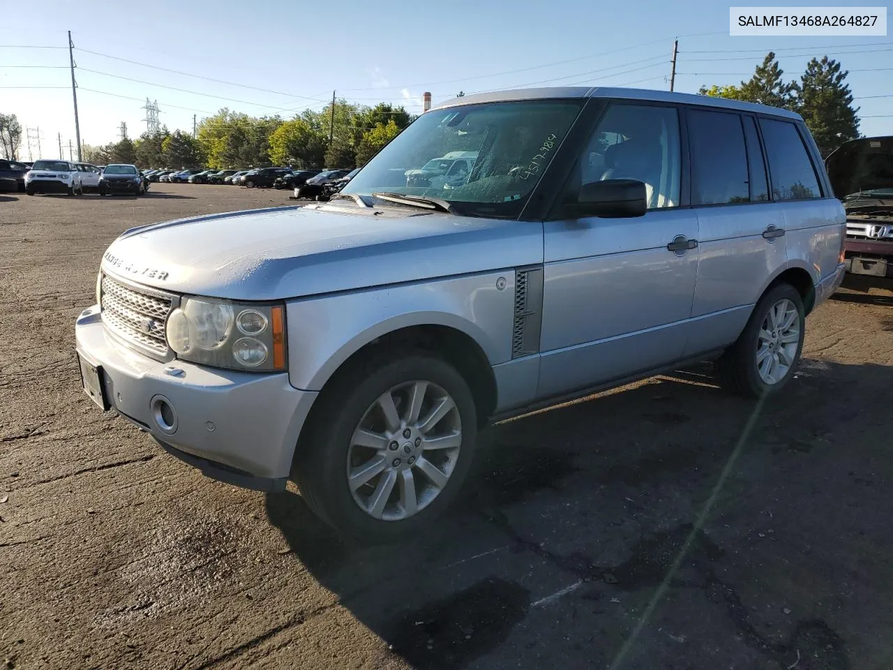 2008 Land Rover Range Rover Supercharged VIN: SALMF13468A264827 Lot: 45179814