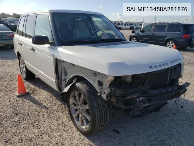 2008 Land Rover Range Rover Supercharged VIN: SALMF13458A281876 Lot: 49140394