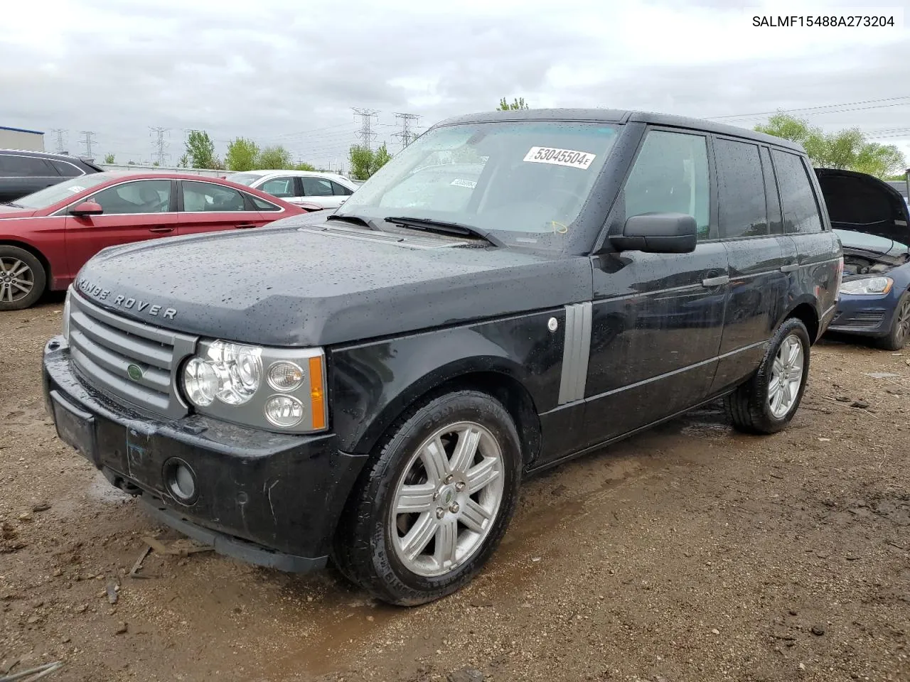 2008 Land Rover Range Rover Hse VIN: SALMF15488A273204 Lot: 53045504