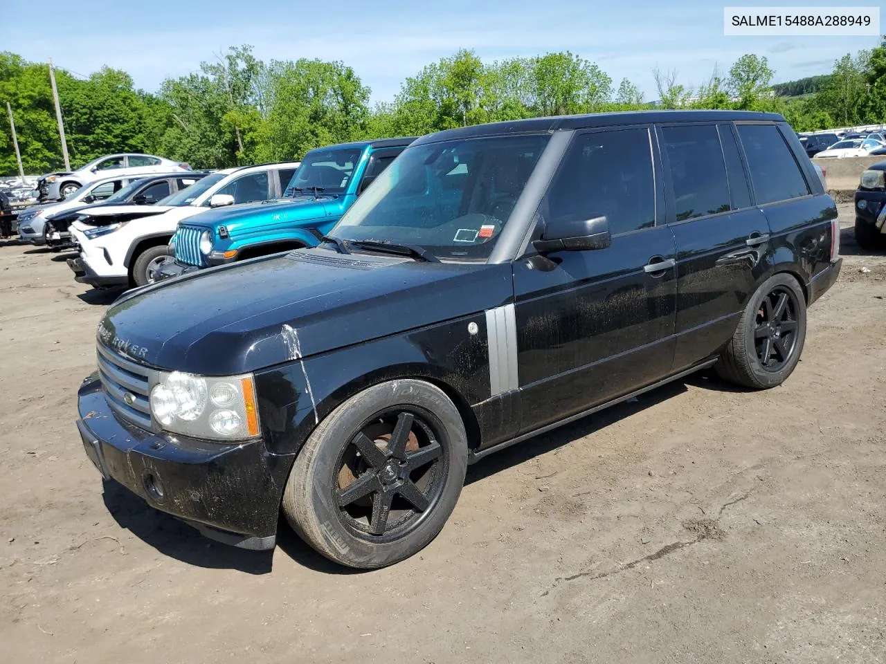 2008 Land Rover Range Rover Hse VIN: SALME15488A288949 Lot: 54374014