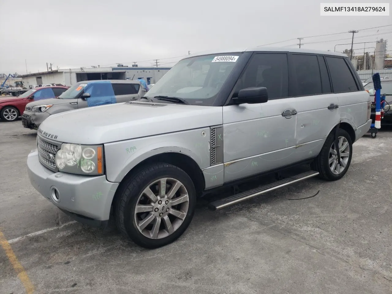 SALMF13418A279624 2008 Land Rover Range Rover Supercharged