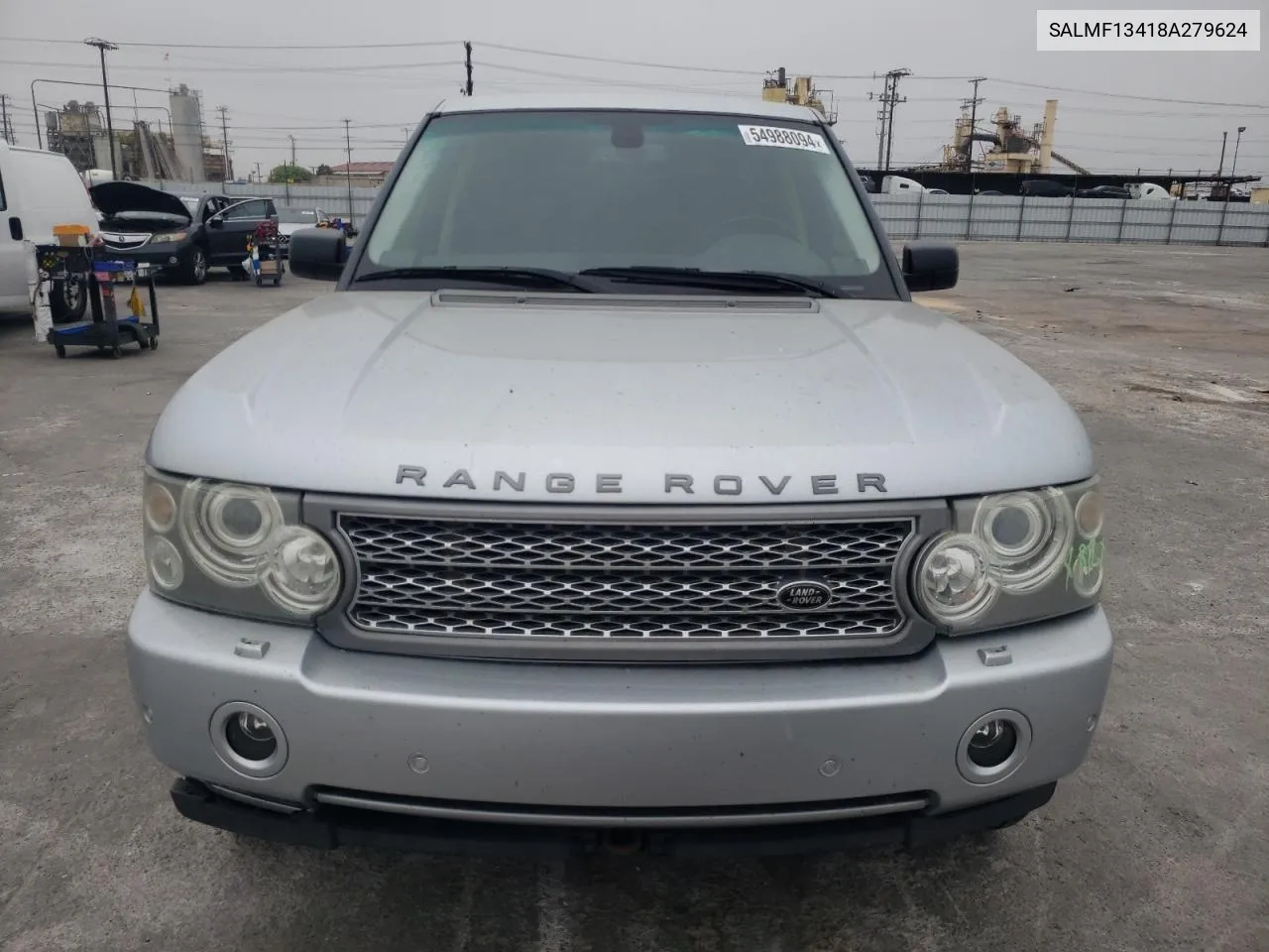 2008 Land Rover Range Rover Supercharged VIN: SALMF13418A279624 Lot: 54988094