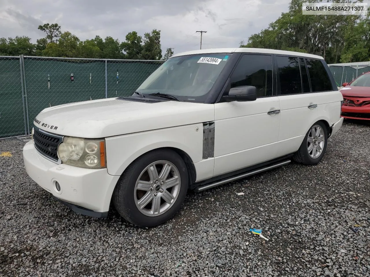 SALMF15488A271307 2008 Land Rover Range Rover Hse