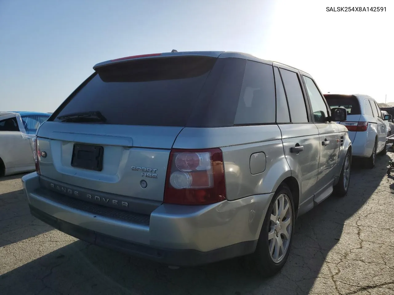 SALSK254X8A142591 2008 Land Rover Range Rover Sport Hse