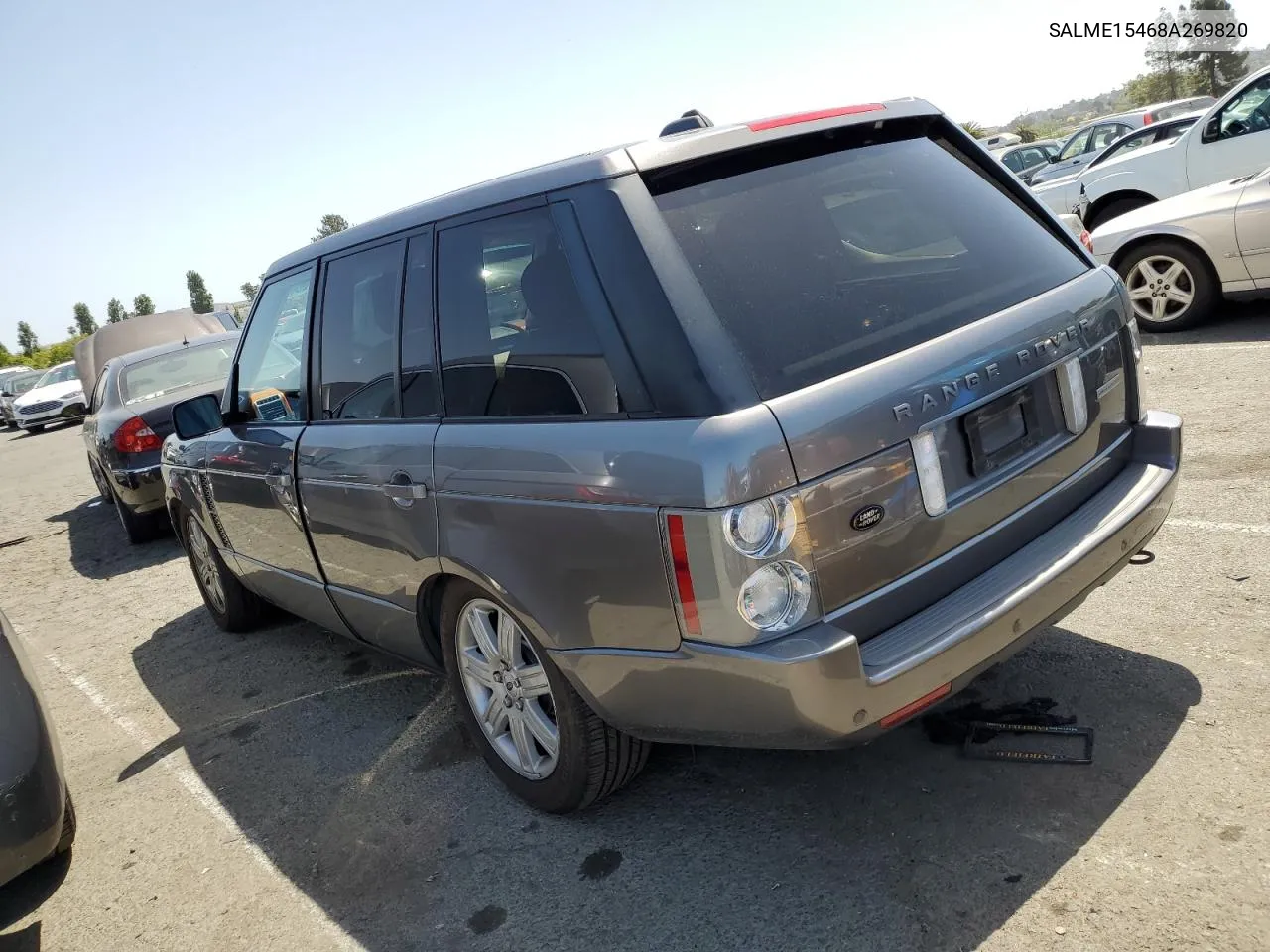 2008 Land Rover Range Rover Hse VIN: SALME15468A269820 Lot: 55726404