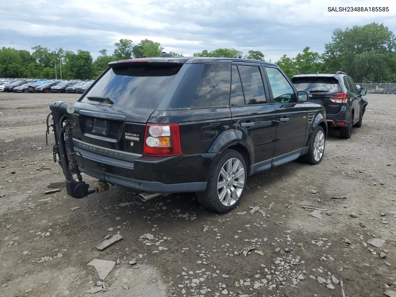 2008 Land Rover Range Rover Sport Supercharged VIN: SALSH23488A185585 Lot: 56809174