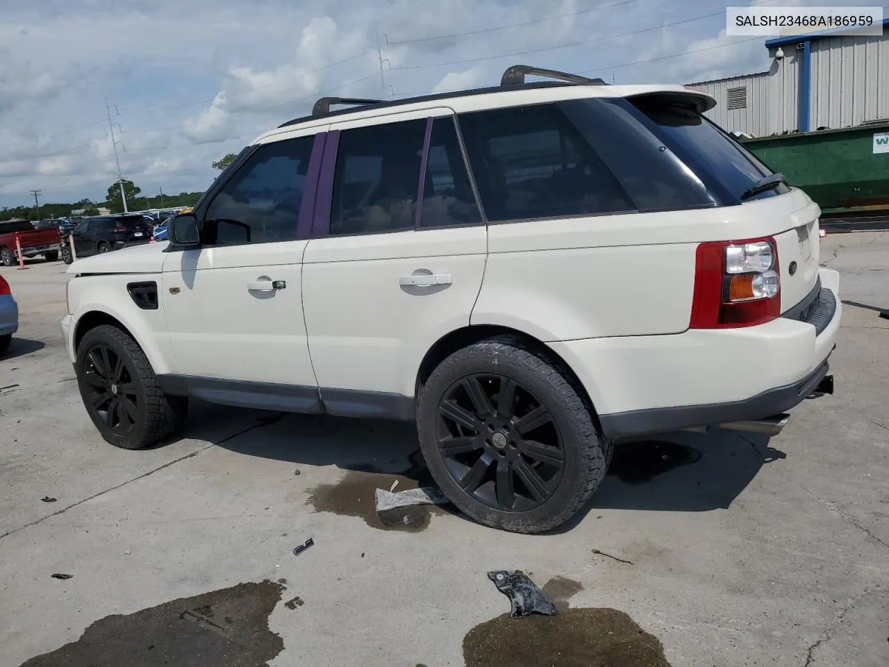 2008 Land Rover Range Rover Sport Supercharged VIN: SALSH23468A186959 Lot: 56879544