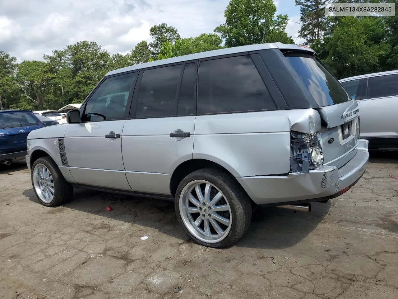 2008 Land Rover Range Rover Supercharged VIN: SALMF134X8A282845 Lot: 56895184