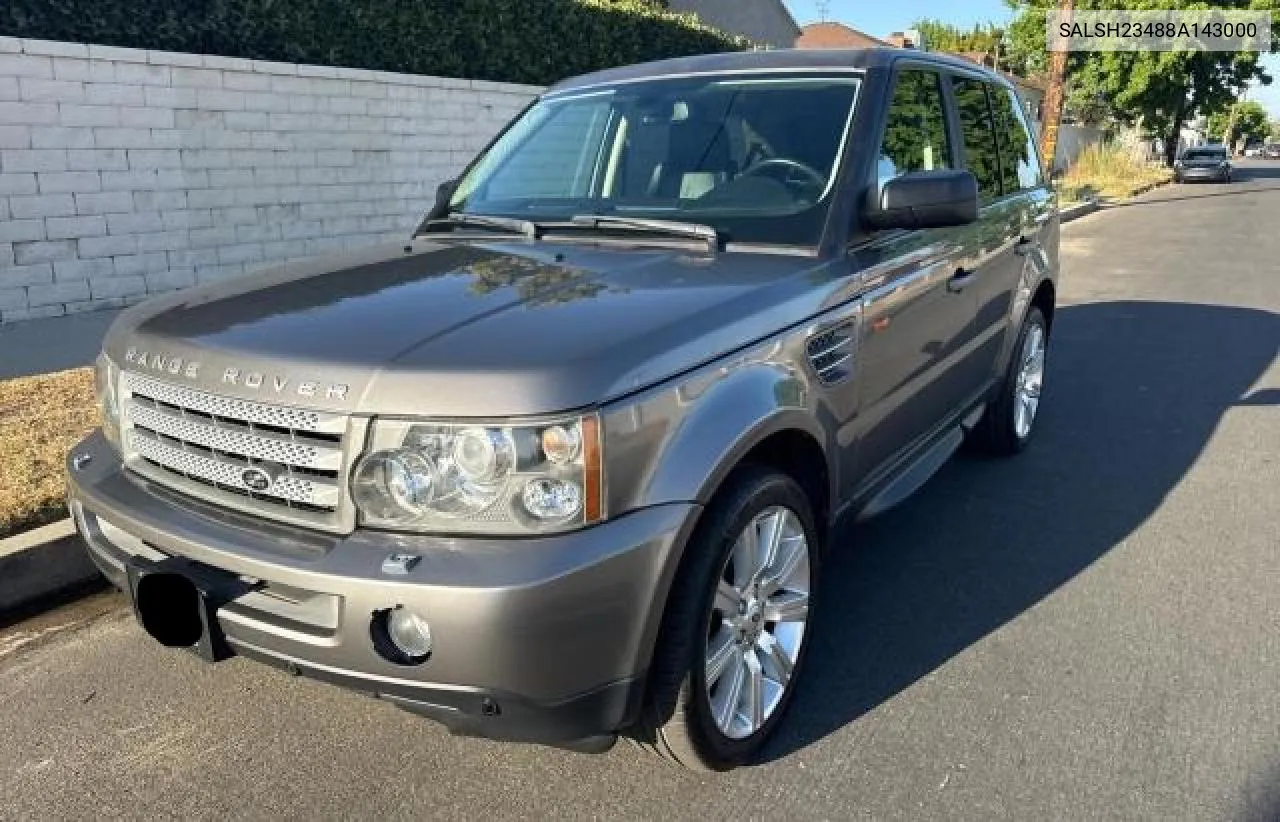 SALSH23488A143000 2008 Land Rover Range Rover Sport Supercharged