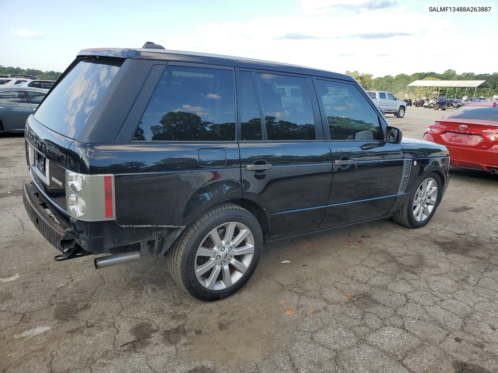 2008 Land Rover Range Rover Supercharged VIN: SALMF13488A263887 Lot: 63030934